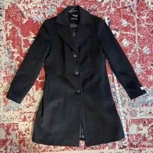 Calvin Klein Black Wool Coat US 8 $40